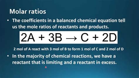 How To Calculate Molar Ratios