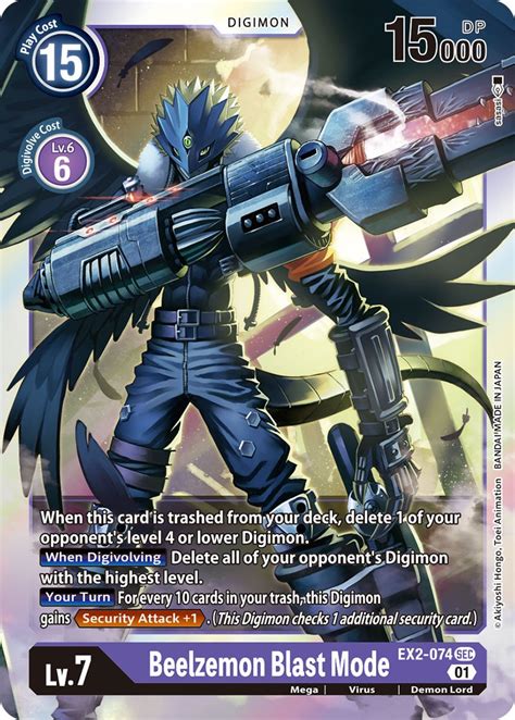 Digimon Dimenson Phase Beelzemon BT11 Deck Lists Egman Events