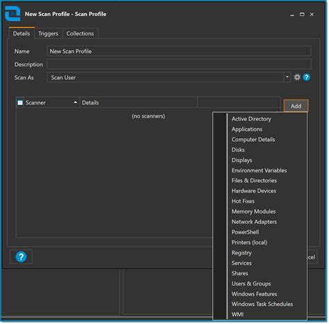 Creating Scan Profiles Pdq Deploy And Inventory Help Center