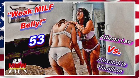 Weak MILF Belly 56 Modest Moms Wrestling Clips4sale