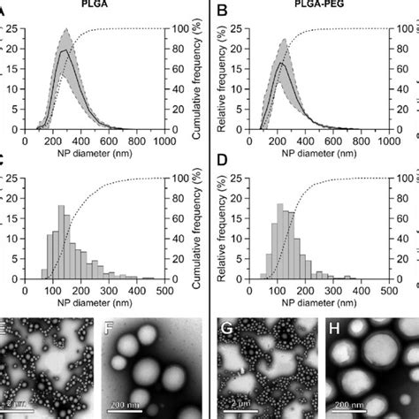 Size Distribution And Morphology Of Cpz Loaded Plga And Plga Peg