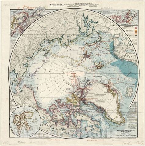 An Old Map Of The Arctic Region