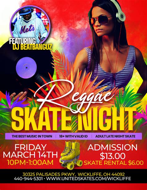 Reggae Adult Night | United Skates of America