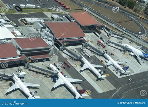 Aerial View of San Jose International Airport in Costa Rica Editorial ...