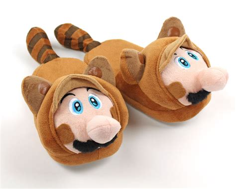 Tanooki Mario Slippers Mario Slippers Nintendo Slippers