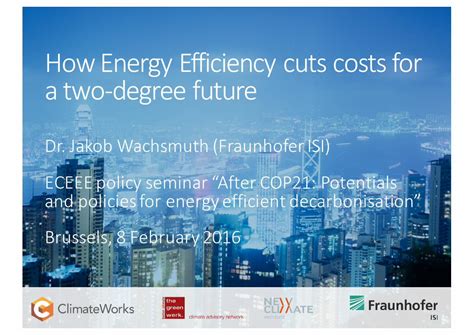 PDF How Energy Efficiency Cuts Costs For A Two Degree Future Energy