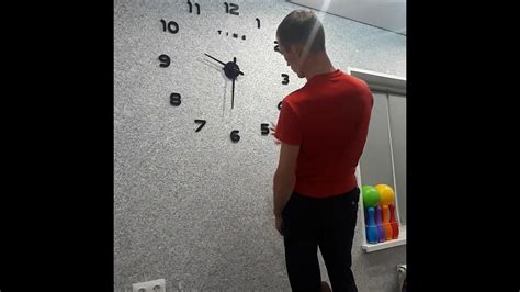 Настенные 3D Часы из Китая. Обзор и установка. - YouTube