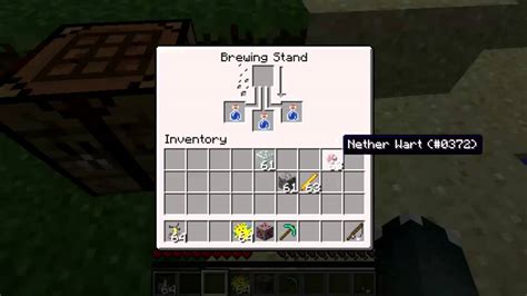 How To Make A Water Breathing Potion In Minecraft Youtube