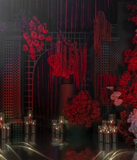 Bold. Moody. Unforgettable. A rich red dream layered with sculptural