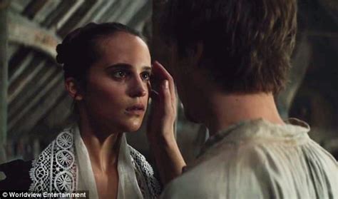 Alicia Vikander Is Completely Naked In Tulip Fever Trailer Daily Mail Online