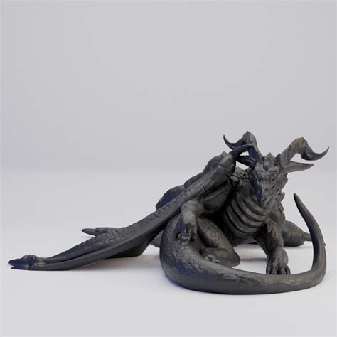 Hot Goblin 金龍 寝そべり ミニチュア ホットゴブリン TRPG ドラゴン