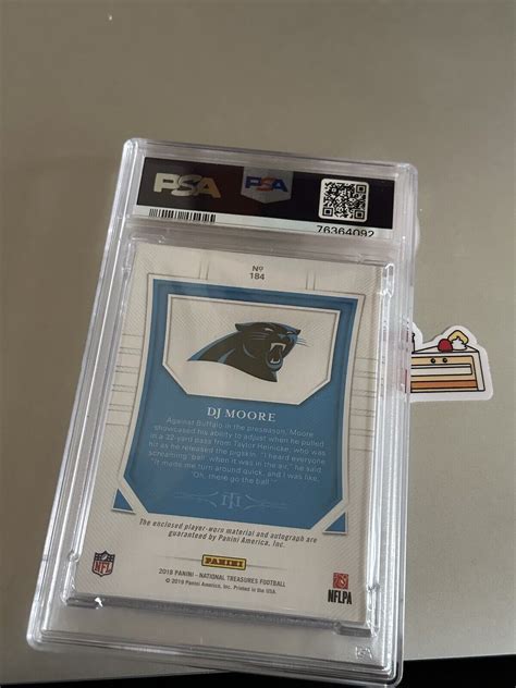 2018 Panini National Treasures Rookie Patch Autograph Holo Silver