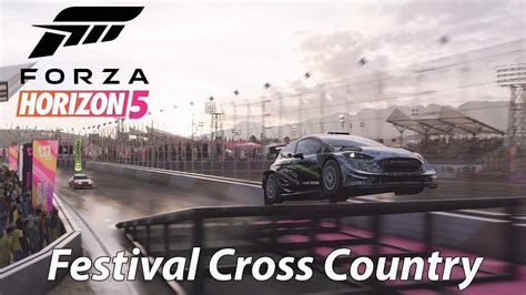 Forza Horizon Festival Cross Country Custom Track Youtube