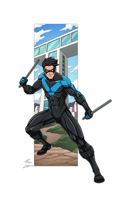 Nightwing Commission By Phil Cho On Deviantart