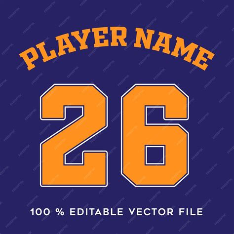 Premium Vector | Jersey number basketball team name printable text ...