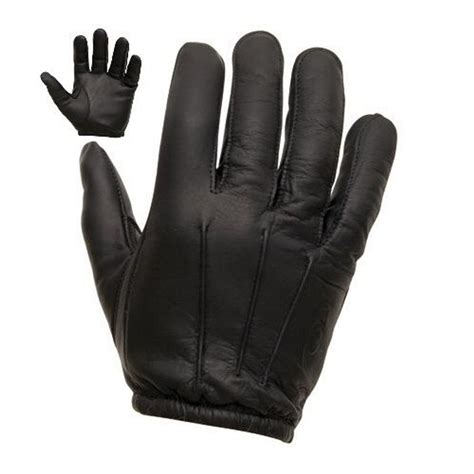 Tactical Security Kevlar Leather Gloves Black Militaryops Ltd