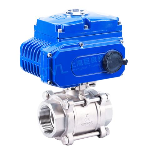 Jl900 Q1 Electric Three Piece Ball Valve Electric Two Way Ball