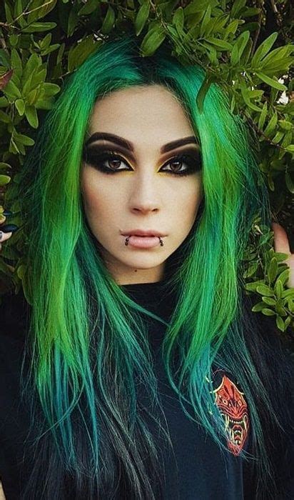 That Green Hair Is Amazing And The Make Up Fits Very Nice To Our