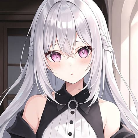 Girl with silver hair by krzychumen on DeviantArt