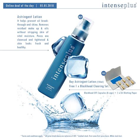 astringent lotion intenseplus
