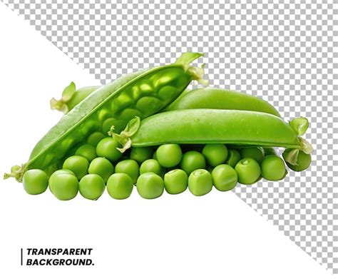 Premium Psd Green Peas Isolated