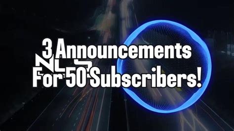 Announcements Subscriber Special Youtube