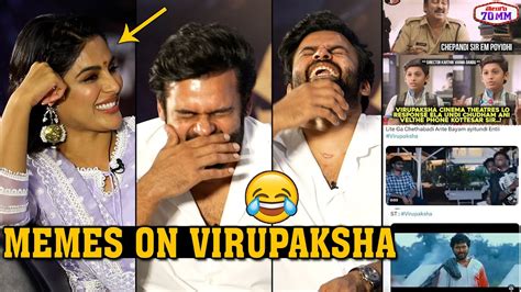 Memes On Virupaksha Sai Dharam Tej And Samyuktha Menon Hilarious