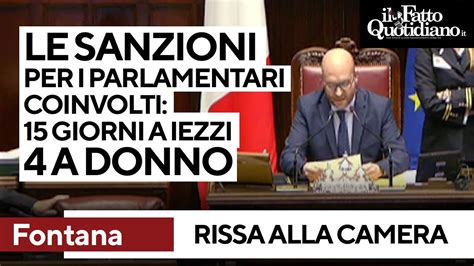 Rissa Alla Camera Ecco Le Sanzioni Ai Parlamentari Coinvolti 15