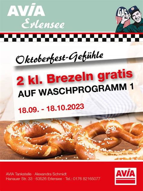 Oktoberfest Gefühle bei der AVIA Tankstelle Erlensee Erlensee Aktuell