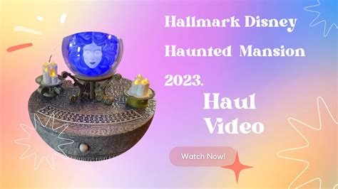 Hallmark Haunted Mansion 2023 Disney Keepsake Ornament Haul Video YouTube