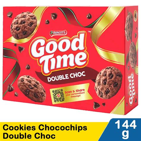 Good Time Cookies Chocochips Double Choc G Klikindomaret