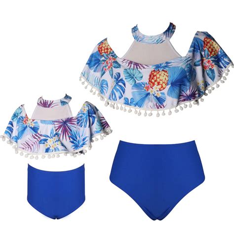 Ba Ador Para Madre E Hija Traje De Ba O Para Mam Y Yo Bikini A Juego Para La Familia Trajes