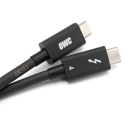 OWC - 70cm Thunderbolt 4 / USB-C Kabel - Voll funktionsfähig für alle ...