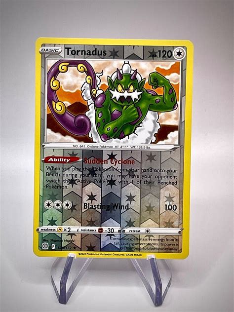 Pokémon Tcg Tornadus Sword And Shield Brilliant Stars 126172 Reverse