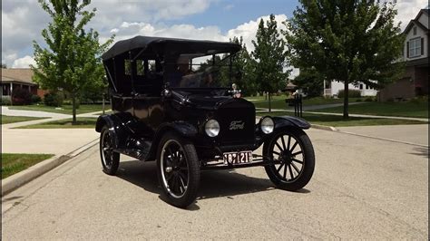 1919 Ford Model T 3 Door Touring In Black And Engine Sound And Ride On My Car Story With Lou