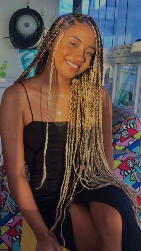 Blonde Knotless Braids Hair Styles Blonde Hair Wrap