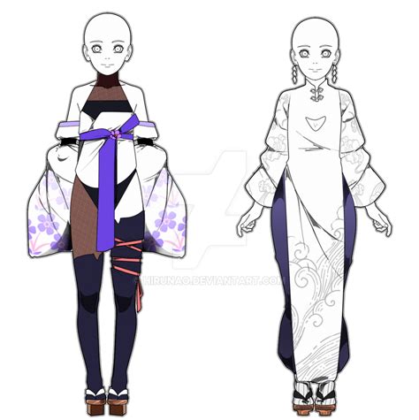 Open 12 Outfit Design Adoptable Setprice By Hirunao On Deviantart
