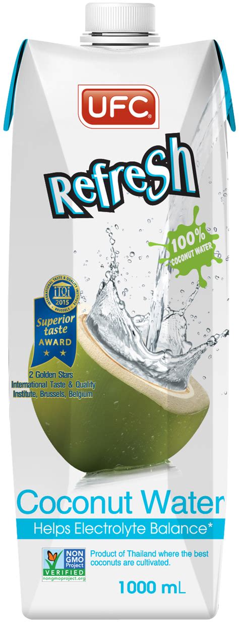 Ufc Refresh Natural Coconut Water X L At Mighty Ape Nz