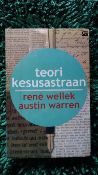 Jual Teori Kesusastraan Rene Wellek Austin Warren Di Lapak Kasiko