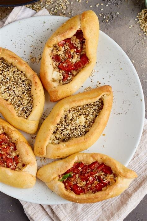 Mini Pide mit Zaatar Käse Füllung Caro in the Kitchen