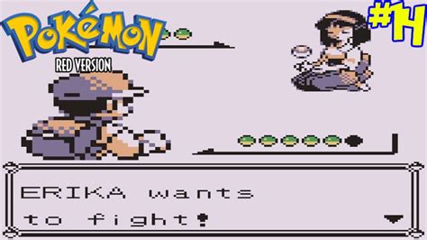 Pokemon Red Part 14 Celadon Gym Leader Erika YouTube