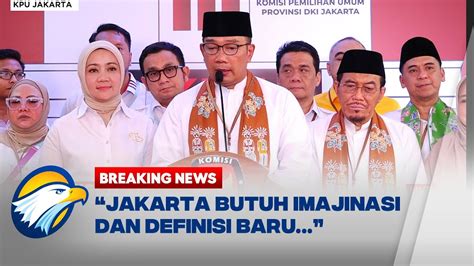 Breaking News Tak Lagi Ibu Kota Rk Sebut Jakarta Butuh Imajinasi