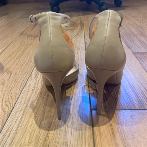 Jimmy Choo Size 38 Nude Heels Never Worn Still In Box Depop