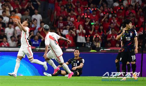 페루전 수비 포메이션 정돈 안된 한국 전반 11분 만에 페루에 선제 스포츠조선