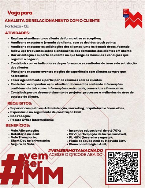 Analista De Relacionamento Com O Cliente - Analista de Relacionamento com cliente