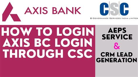 login axis bc point  csctelugu youtube