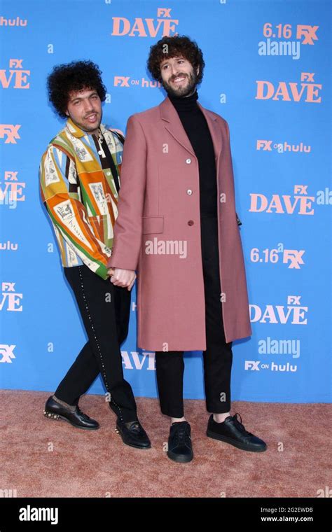 Benny Blanco And Dave Burd At Arrivals For Dave Season 2 Premiere On