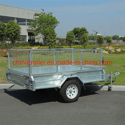 China 10X5 10X6 12X7 Hot Dipped Galvanized Hydraulic Tipper Box