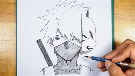 How To Draw Kakashi Anbu Kakashi Anbu Drawing Easy To Draw Youtube