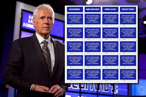 JEOPARDY!'s Alex Trebek Commemorated With Forever Stamp Release